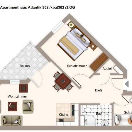 Apartmenthaus Atlantik Apartmenthaus Atlantik 302 Ostseebad Kühlungsborn Esterno foto